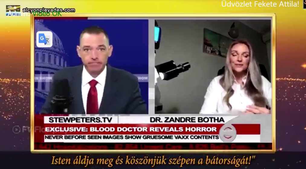 Dr. Zandre Bothan riport a mikroszkópos vérkép elemzésről